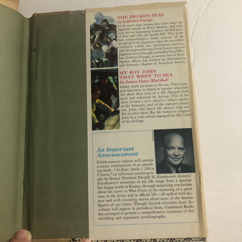 Reader's Digest Condensed Books Spring 1967 Sections