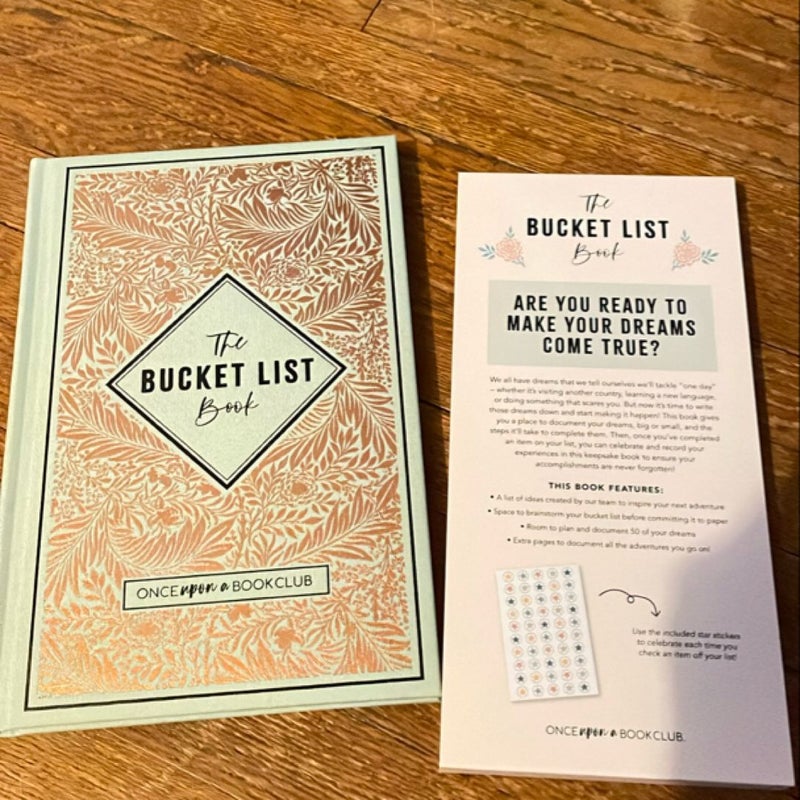 Once Upon A Book Club Bucket List Book