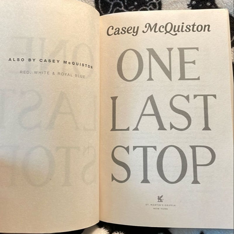 *PB First Edition* One Last Stop