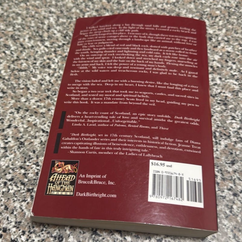 Dark Birthright signed by author First Edition