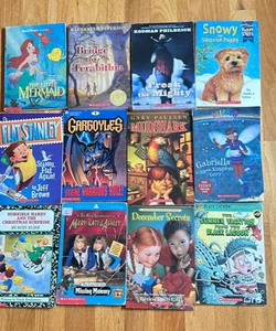 Lot of  12 scholastic paperback books 