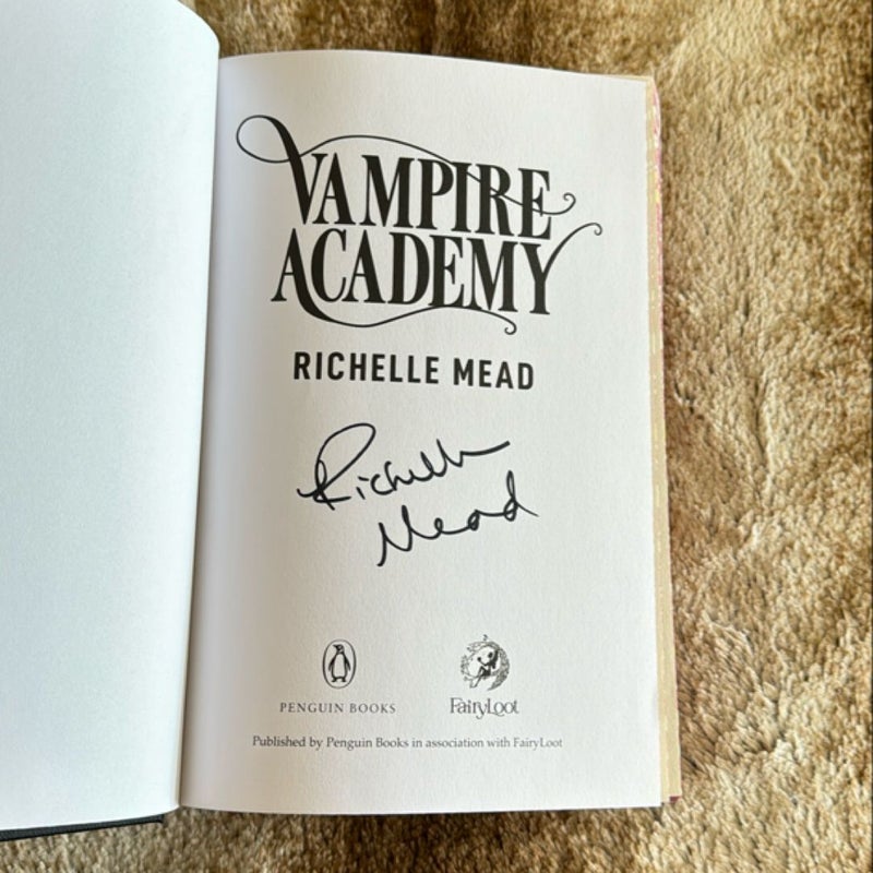 Vampire Academy, Frostbite and Shadow Kiss *Fairyloot Exclusive Editions* *Book One Is Hand Signed*