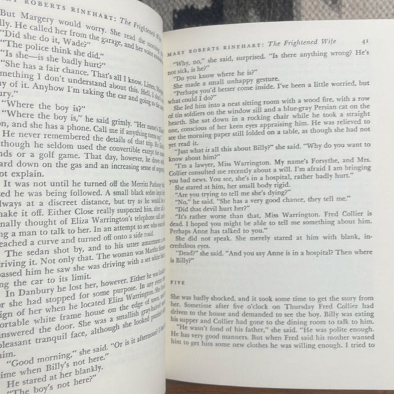The Frightened Wife and Other Stories (1953 Detective Book Club Edition)