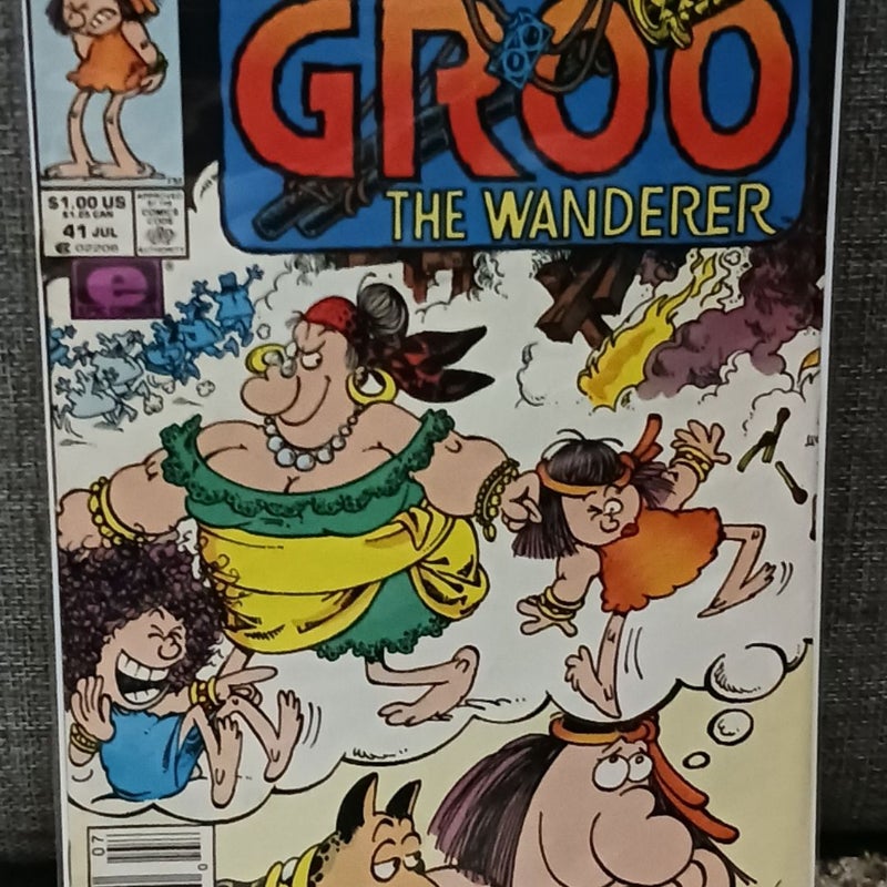 Lot of 4 Comic Books: Marvel: Groo the Wanderer #40-42 and 51