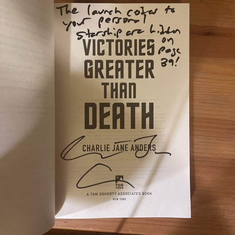 Victories Greater Than Death (Signed)