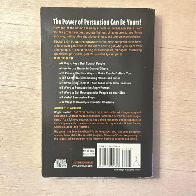 Secrets of Power Persuasion