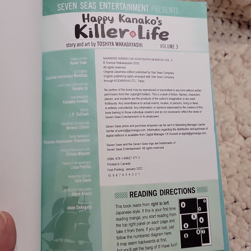 Happy Kanako's Killer Life Vol. 3
