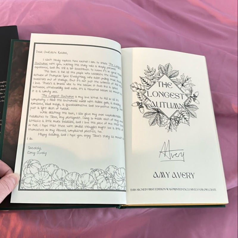 (SIGNED) The Longest Autumn (Owlcrate)