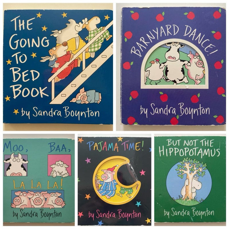 Set of 5 Sandra Boynton books