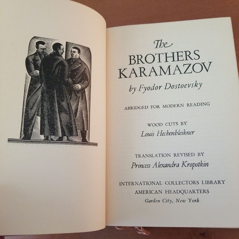 The Brothers Karamazov - International Collectors Library vintage 1949