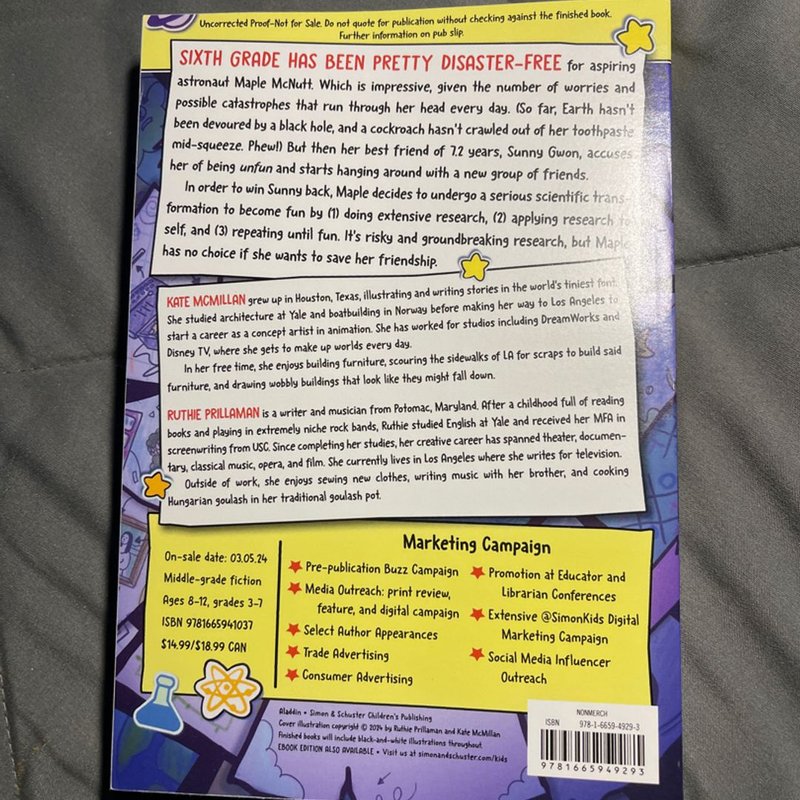 Maple’s Theory of Fun ARC by Kate McMillan, Paperback Pangobooks