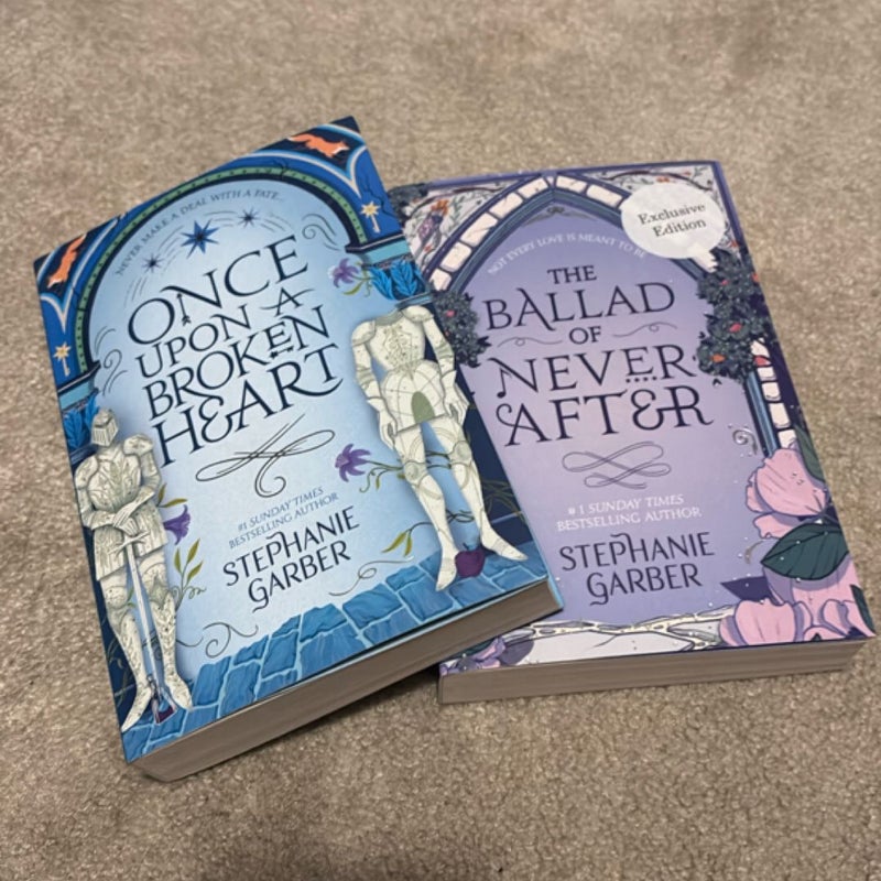Waterstones Once Upon A Broken Heart and The Ballad of Never After