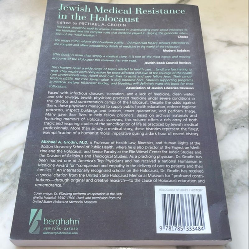 Jewish Medical Resistance in the Holocaust 