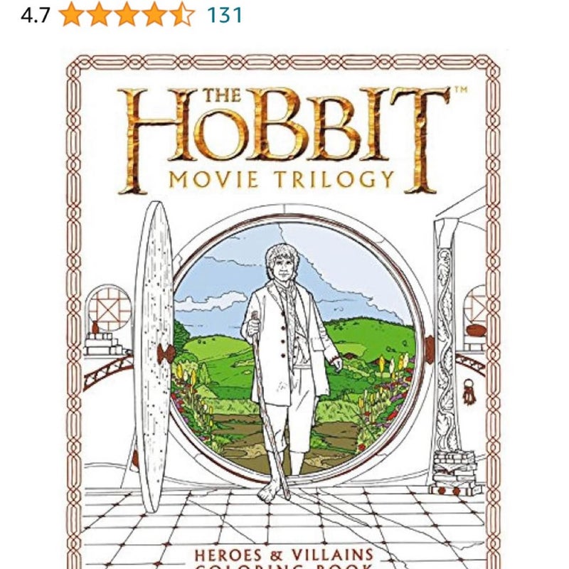 The Hobbit Movie Trilogy: Heroes & Villains Coloring Book