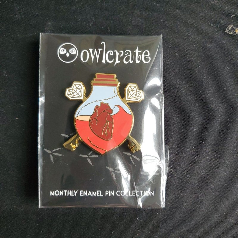 Owlcrate Enamel Pin