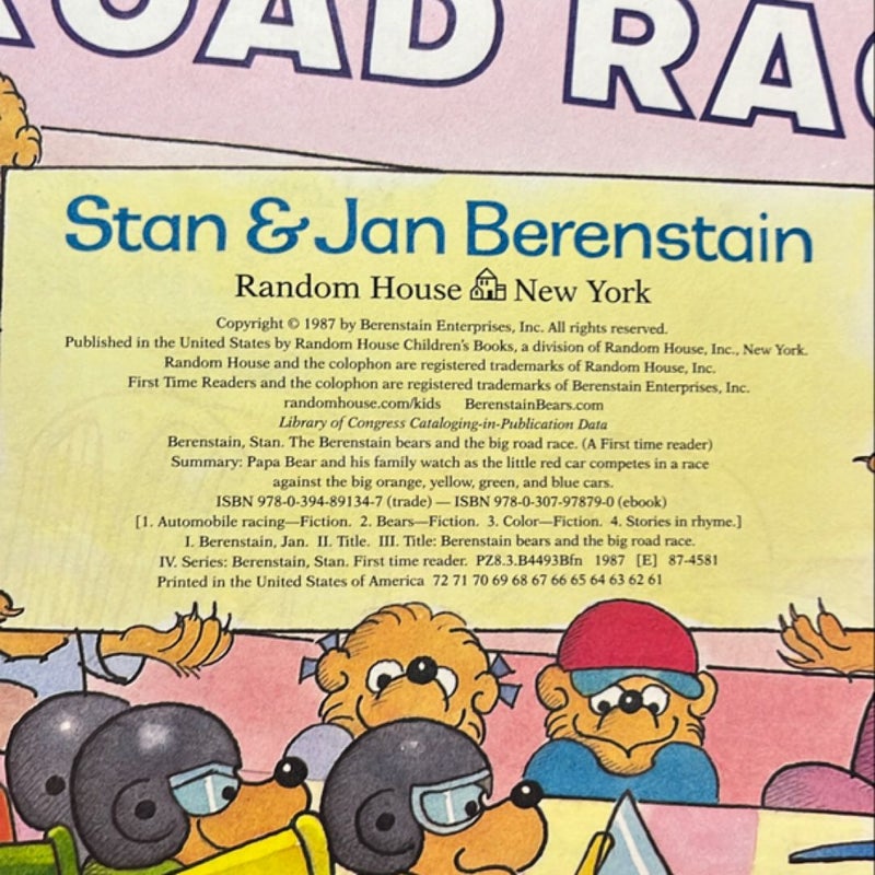 The Berenstain Bears and the Big Road Race