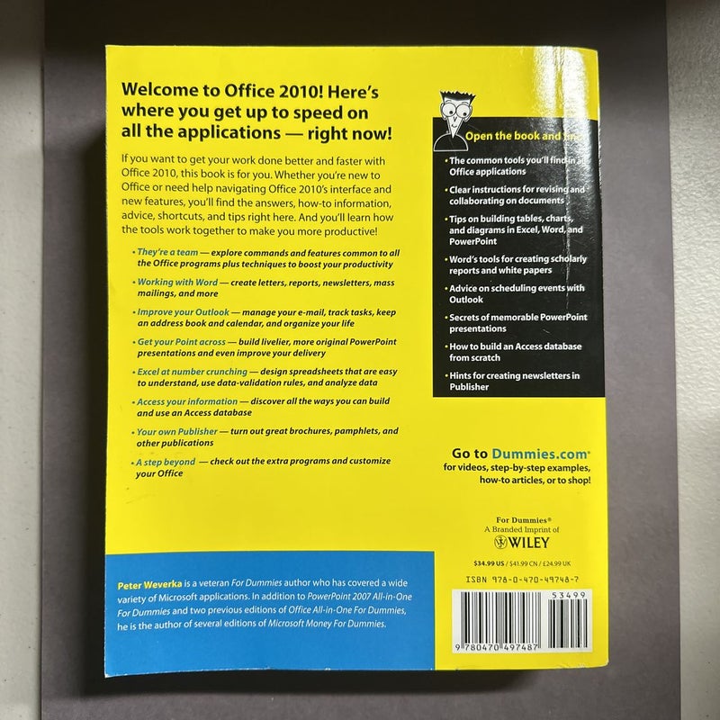 Office 2010 All-In-One for Dummies