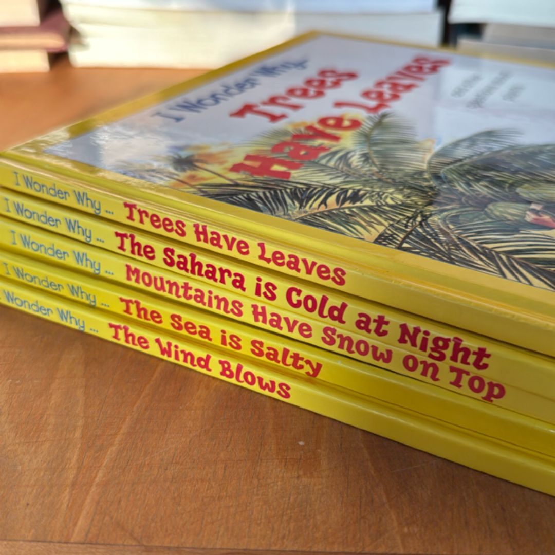 I Wonder Why Books, Lot of 5