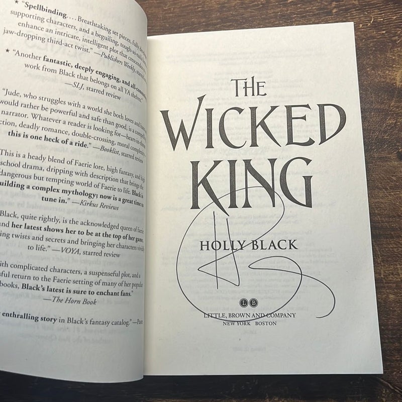The Wicked King hand signed
