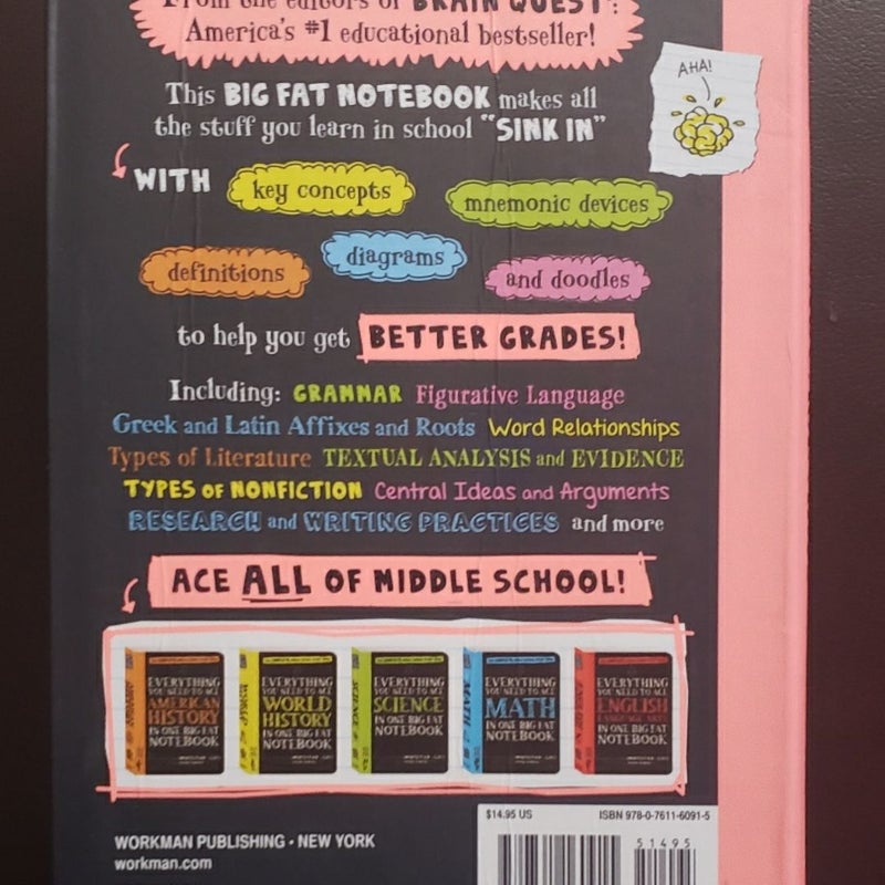 Everything You Need to Ace English Language Arts in One Big Fat Notebook