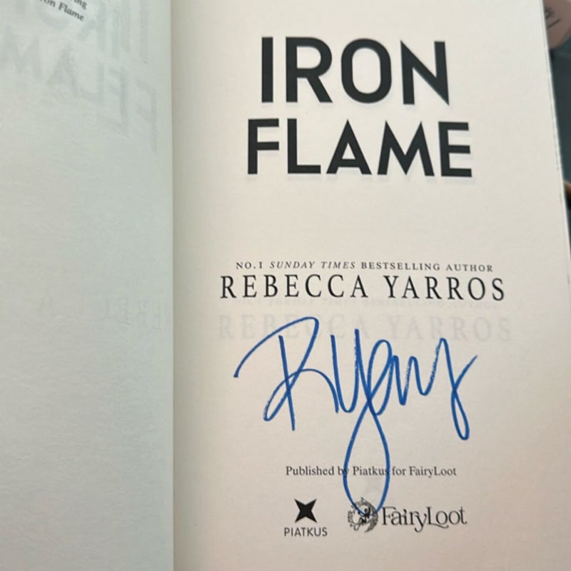 (HAND SIGNED FAIRYLOOT) Iron Flame