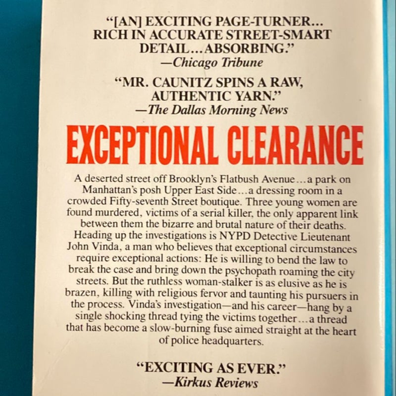 Exceptional Clearance