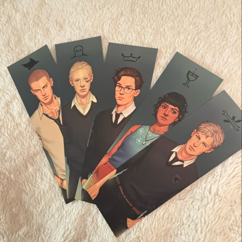 The Raven Cycle bookmarks (Illumicrate exclusive)