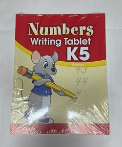 Abeka Numbers Writing Tablet K5 Unbound