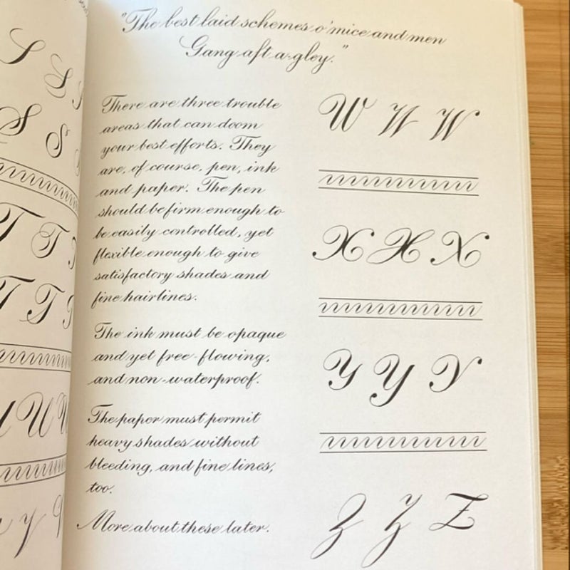 The Technique of Copperplate Calligraphy