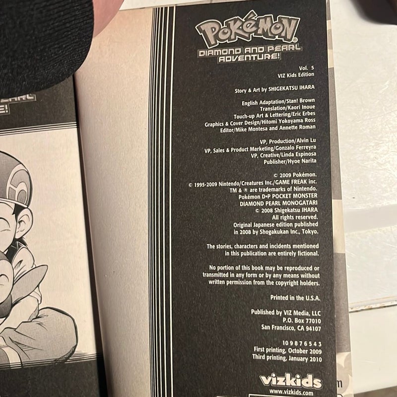 Pokémon Diamond and Pearl Adventure!, Vol. 5
