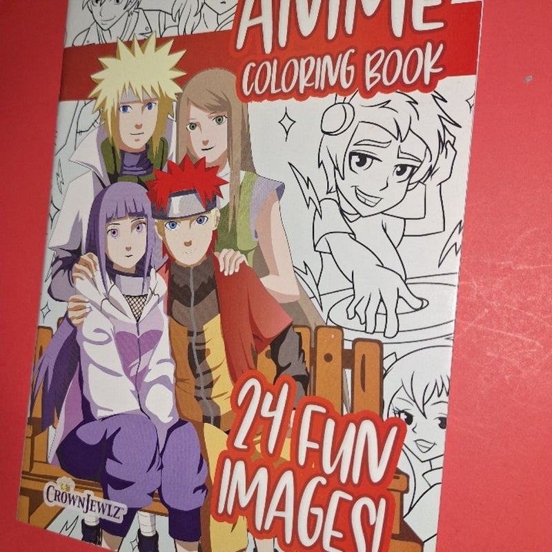 Anime coloring book 