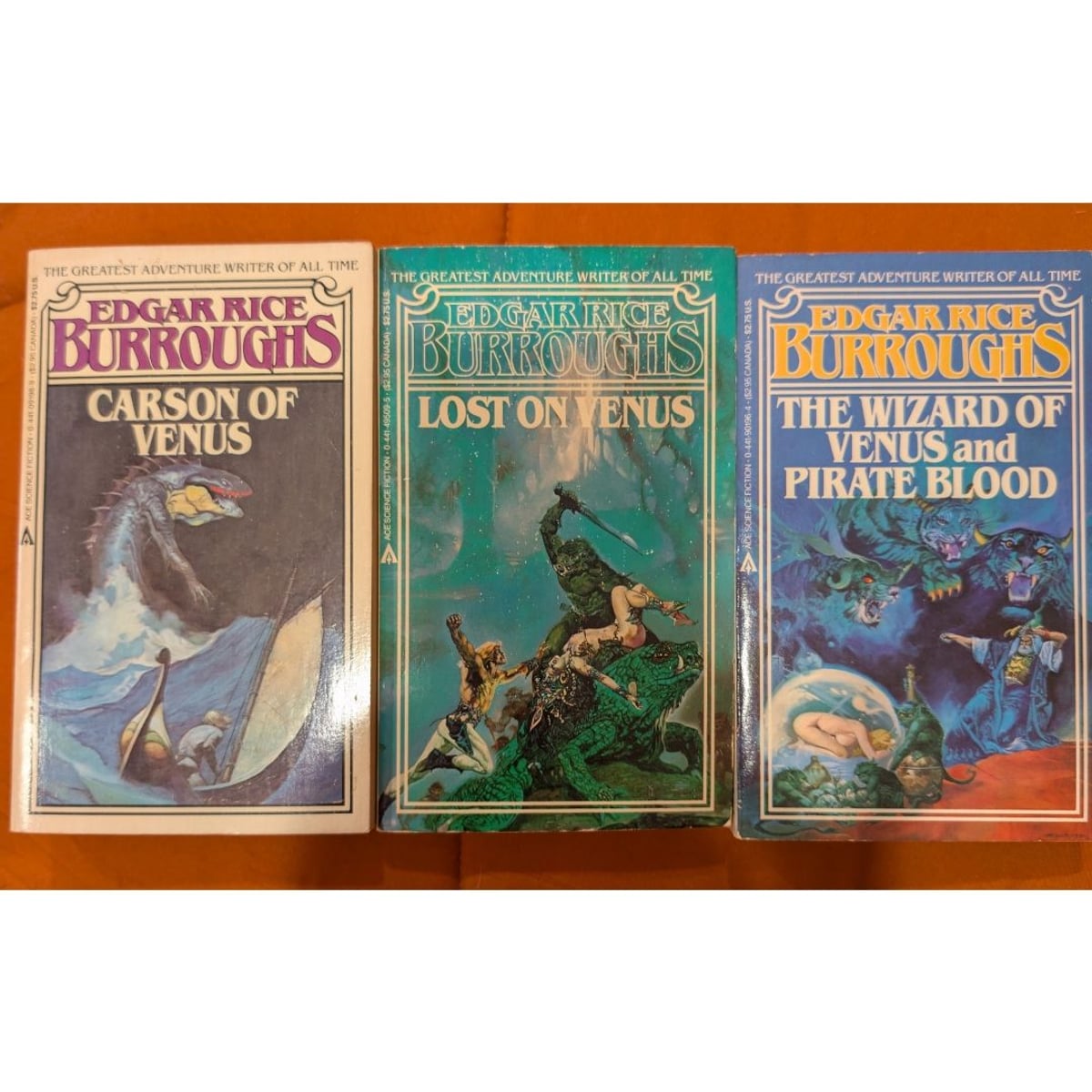 Series of Edgar Rice Burroughs (Set of 3) by Edgar Rice Burroughs ...