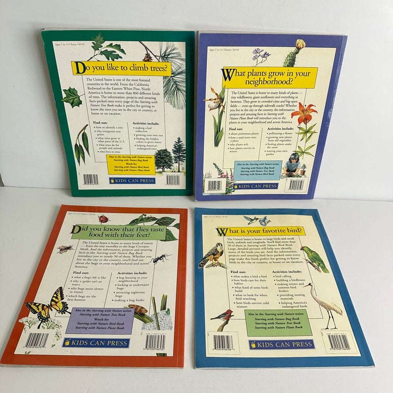 Starting With Nature: Plant, Bird, Tree, Bug book bundle