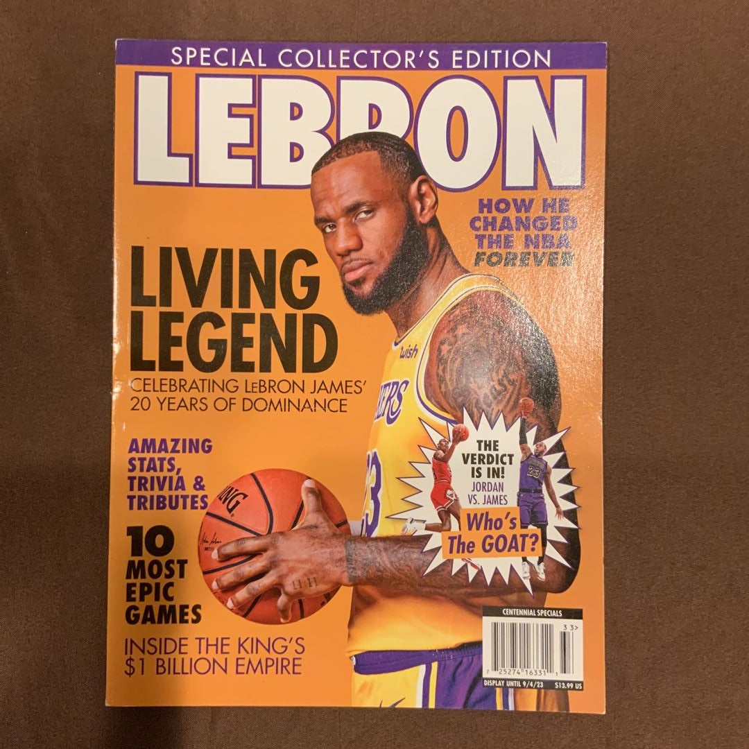 NBA Los Angeles Lakers LeBron James Collector's Edition Printed