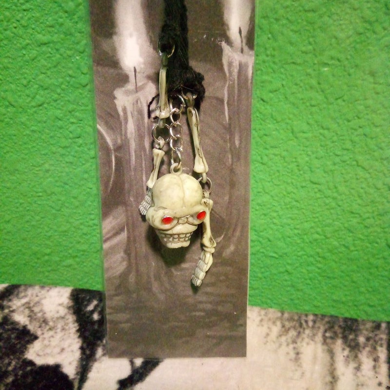 Skull & Candle Bookmark