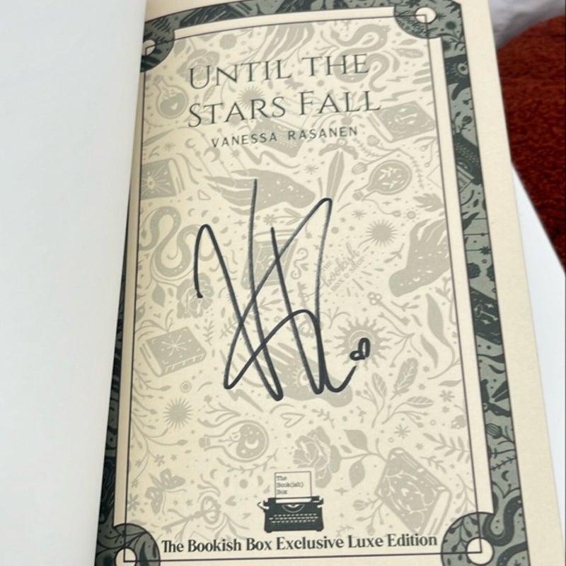 Until the stars fall (bookish box special edition with sprayed edges)