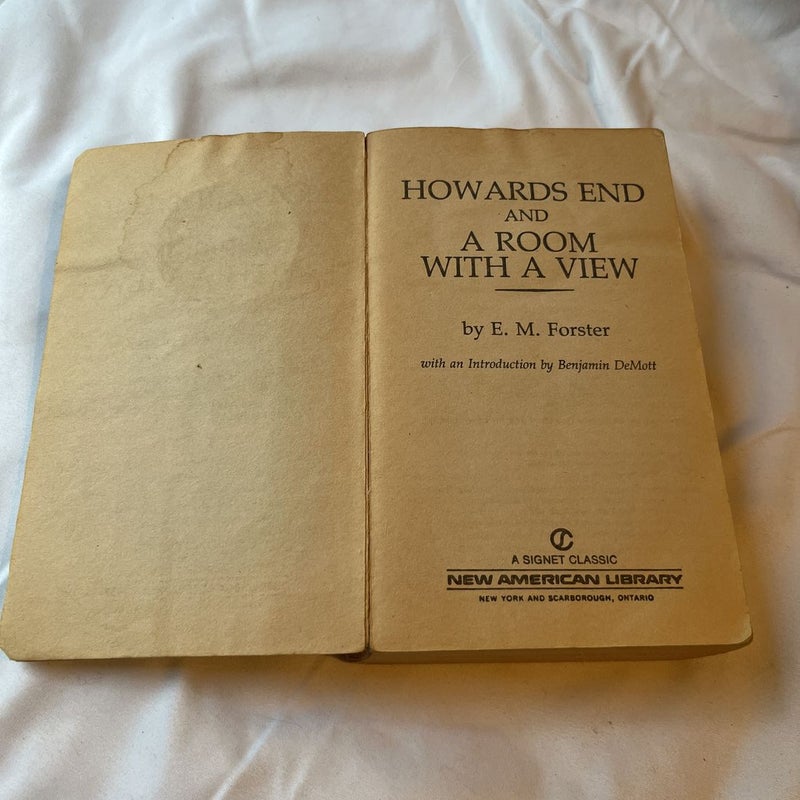 Howards End and a Room with a View