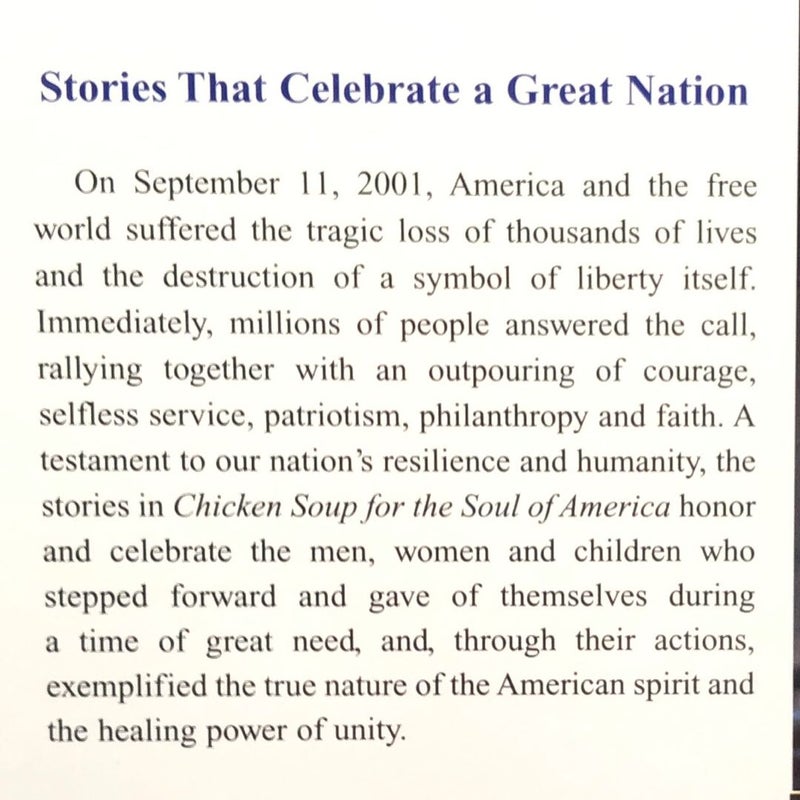 Chicken Soup for the Soul of America