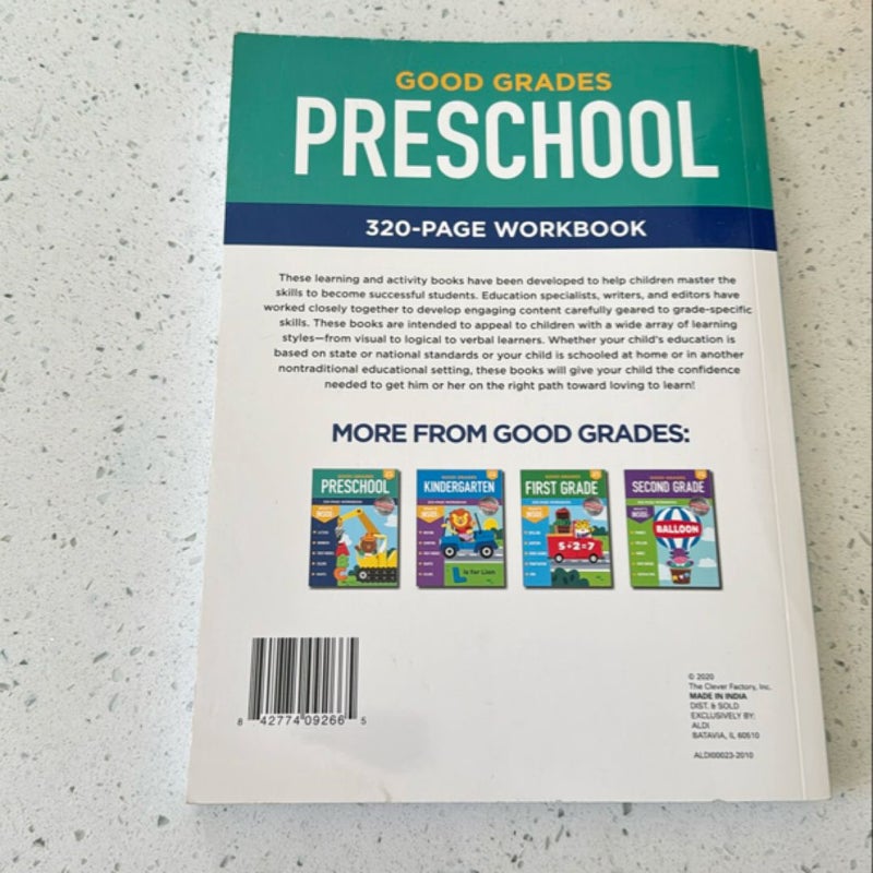 Good Grades Preschool 320-page Workbook