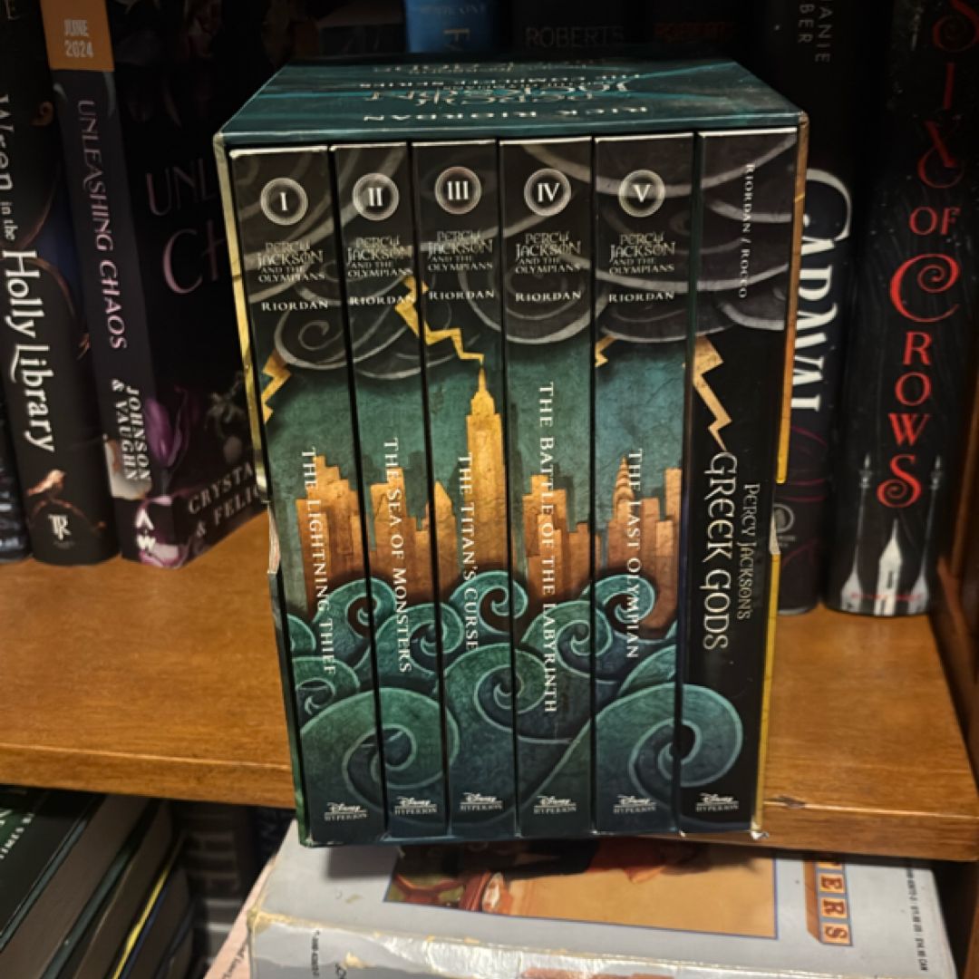 Percy Jackson and the Olympians Complete Series and Percy Jackson's Greek Gods Boxed Set