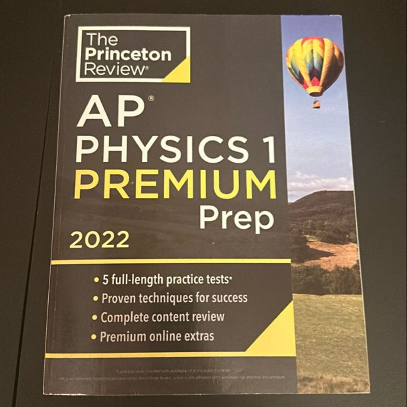 Princeton Review AP Physics 1 Premium Prep 2022