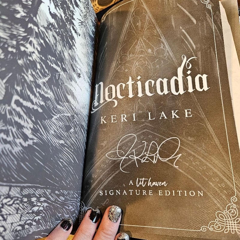 *SIGNED* Lit Haven Nocticadia by Keri Lake with Printed Edges