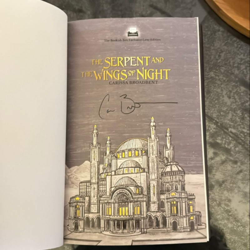 The Serpent and the Wings of Night  EXCLUSIVE BOOKISH BOX SIGNED Edition