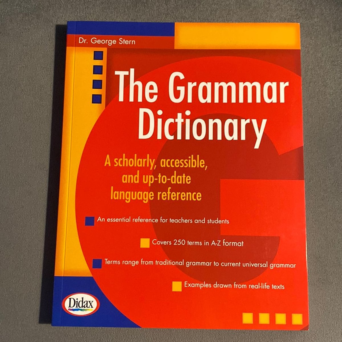 The Grammar Dictionary by Stern, Paperback Pangobooks