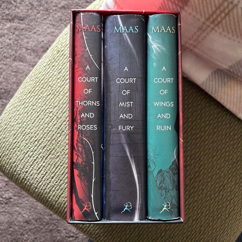 First Edition A Court of Thorns and Roses Box Set (Hardcover)