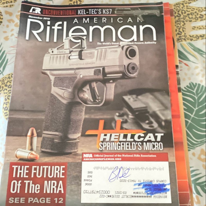 May 2018-May 2023 10 Rifleman Magazine Issues