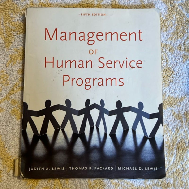 Management of Human Service Programs