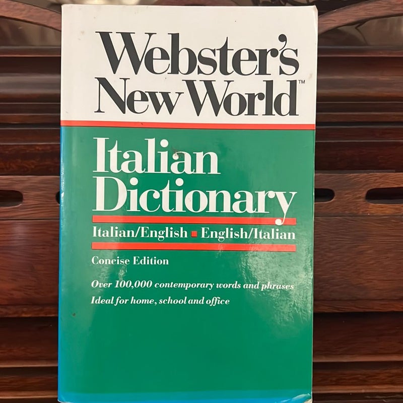 Webster's New World Italian Dictionary