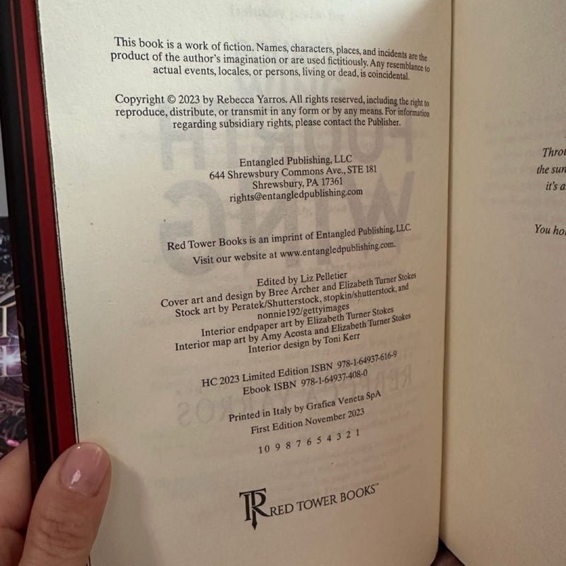 Fourth Wing Holiday Edition Book
