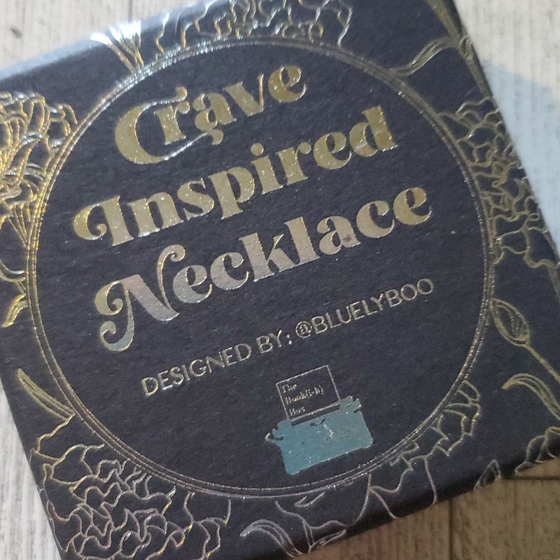 Bookish Box Crave Inspired Necklace